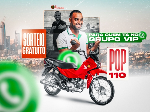 Sorteio gratuito: Pop 110