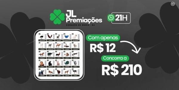 Fazendinha 21:00 Horas R$12 para R$210